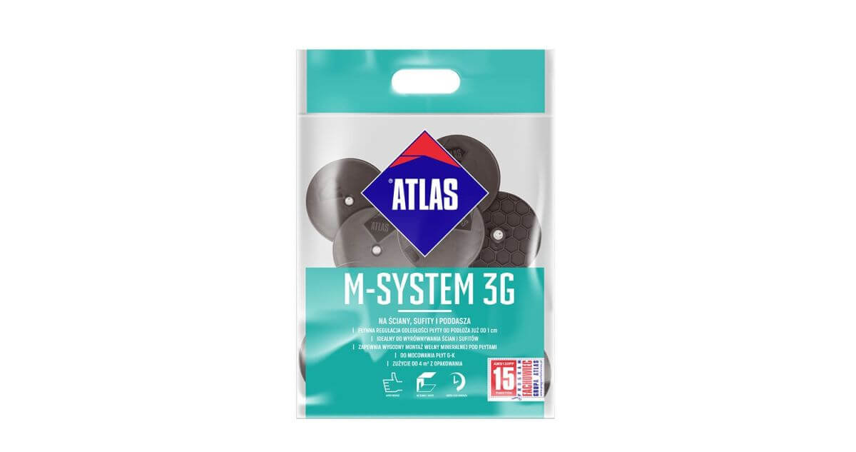 Zestaw łączników do montażu płyt g-k M-SYSTEM 3G L100 Atlas