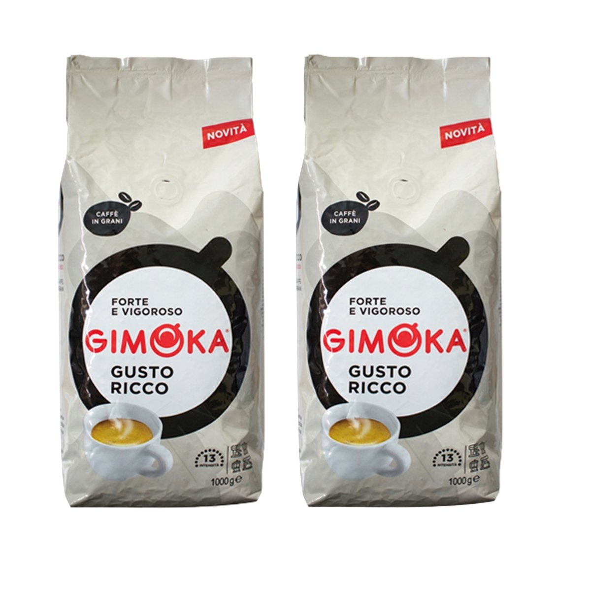 2x Kawa ziarnista GIMOKA L'Espresso All'Italiana 1 kg