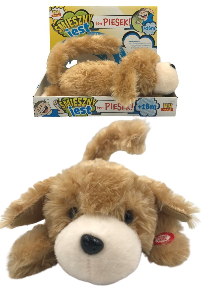 Śmieszny Piesek turlający maskotka pluszak