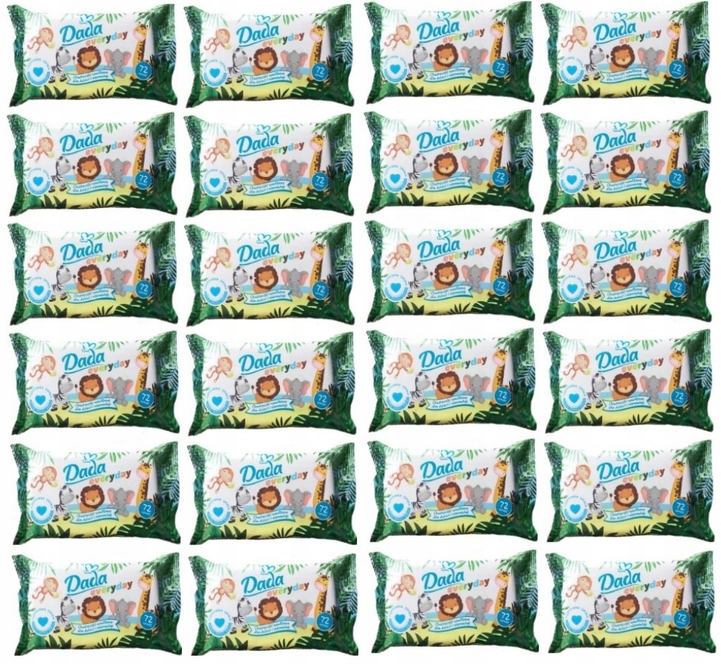 Dada Chusteczki Nawilżane Everyday 24x72 = 1728szt