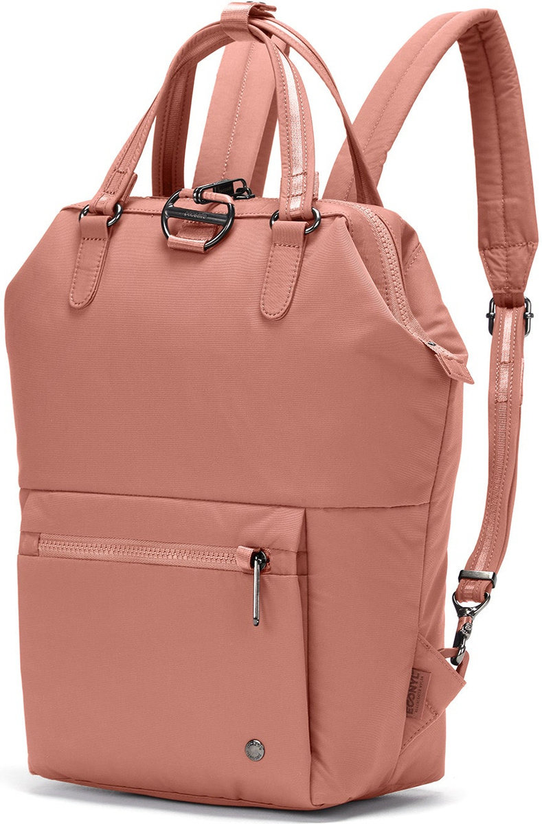 Plecak antykradzieżowy damski Pacsafe Citysafe CX mini 11L Econyl Rose