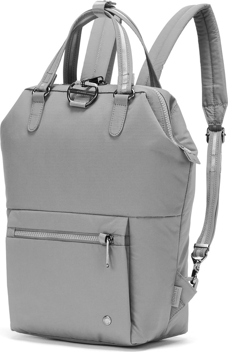 Plecak antykradzieżowy damski Pacsafe Citysafe CX mini 11L Econyl Gravity Gray