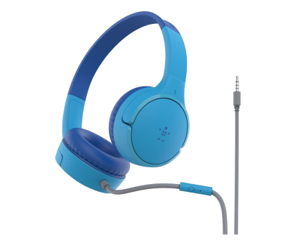 Belkin SoundForm Wired On-Ear Kids niebieskie