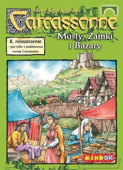 No Name Carcassonne mosty koło, zamki i bazary
