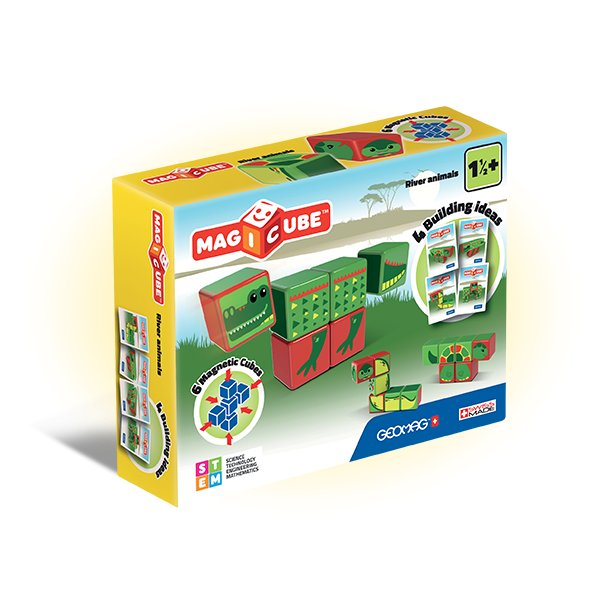 Magicube, klocki magnetyczne Zwierzęta rzeczne