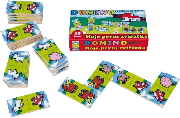 Teddies Domino  Moje pierwsze zwierzątka 00512002