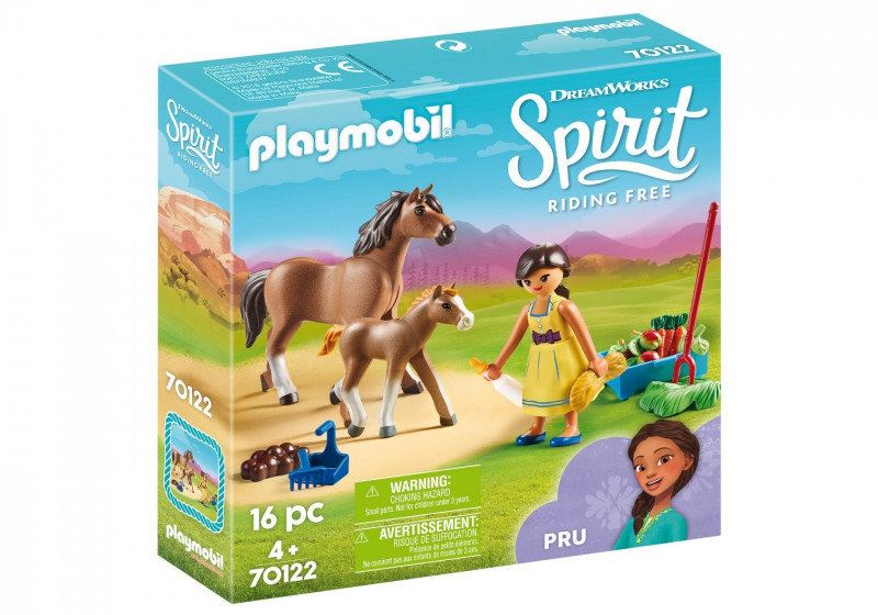 Playmobil zestaw figurek Pru z koniem i źrebakiem