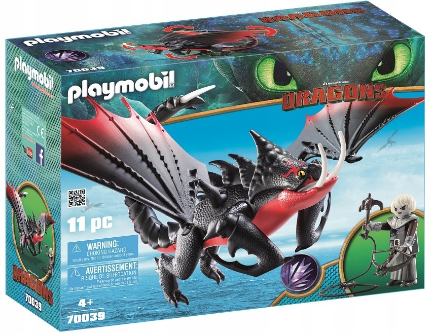 Playmobil Dragons Deathgripper with Grimmel 70039