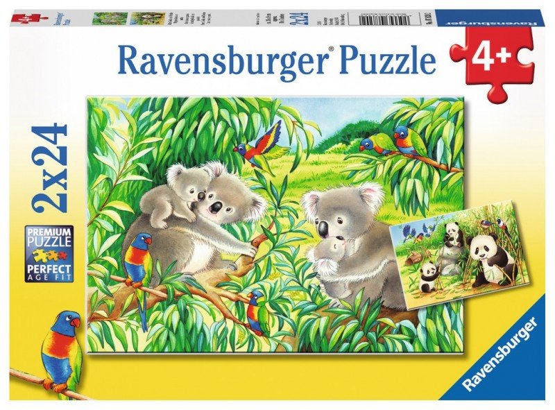 Ravensburger Cute Koalas and Pandas 2x24st. 78202