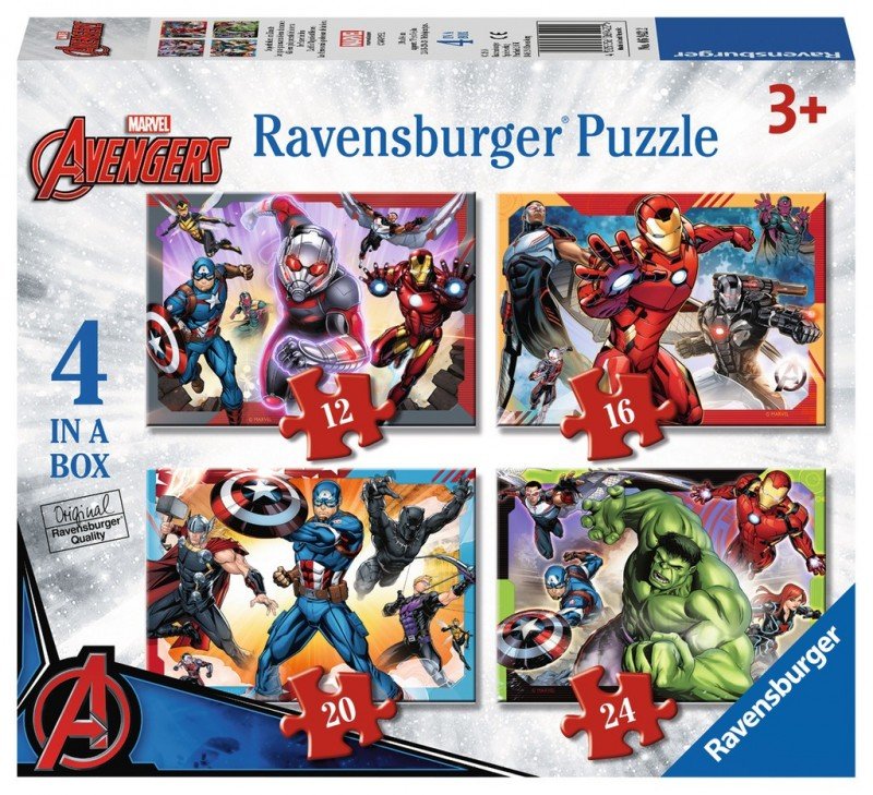 Ravensburger The Avengers Puzzle 4in1 69422