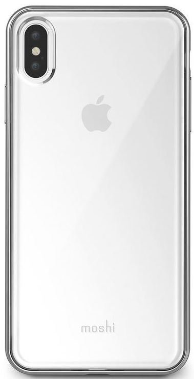 Moshi Brak Vitros - Etui iPhone Xs Max (Jet Silver) 99MO103203