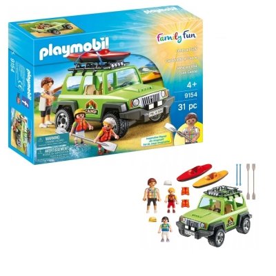 PLAYMOBIL 9154 kempingowy samochód terenowy, wielokolorowy