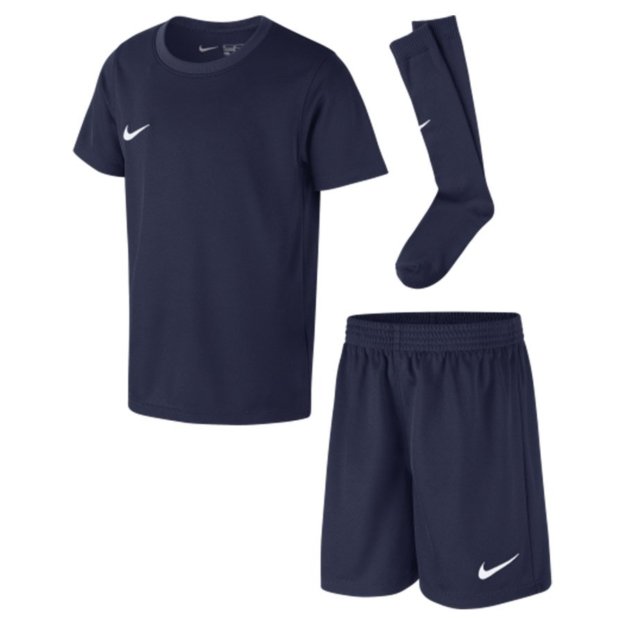 Nike Kinder Park 20-częściowy zestaw trykotu piłkarskiego, Midnight Navy/Midnight Navy/White, M