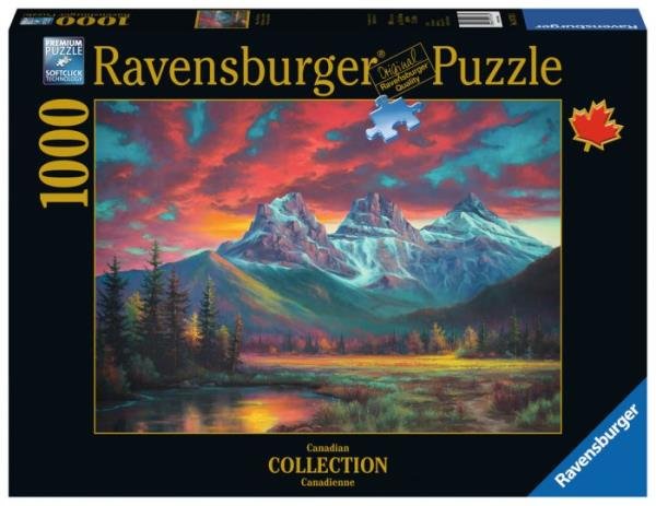 Ravensburger Puzzle 1000 elementów. Trzy Siostry, góry