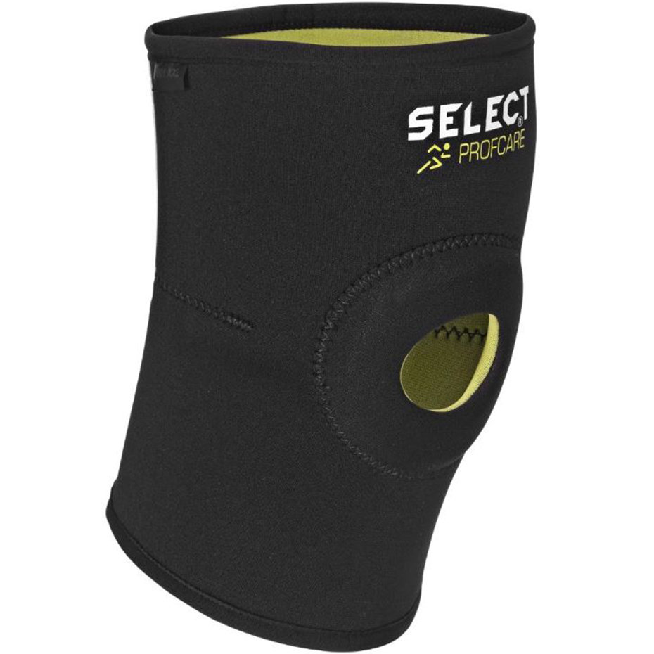 Select, Ochraniacz kolana z otworem na rzepkę 6201, czarny, rozmiar XL
