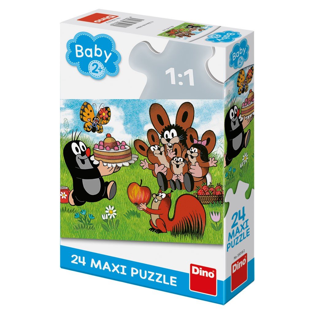 Dino Krecik Urodziny puzzle maxi 24 elementy