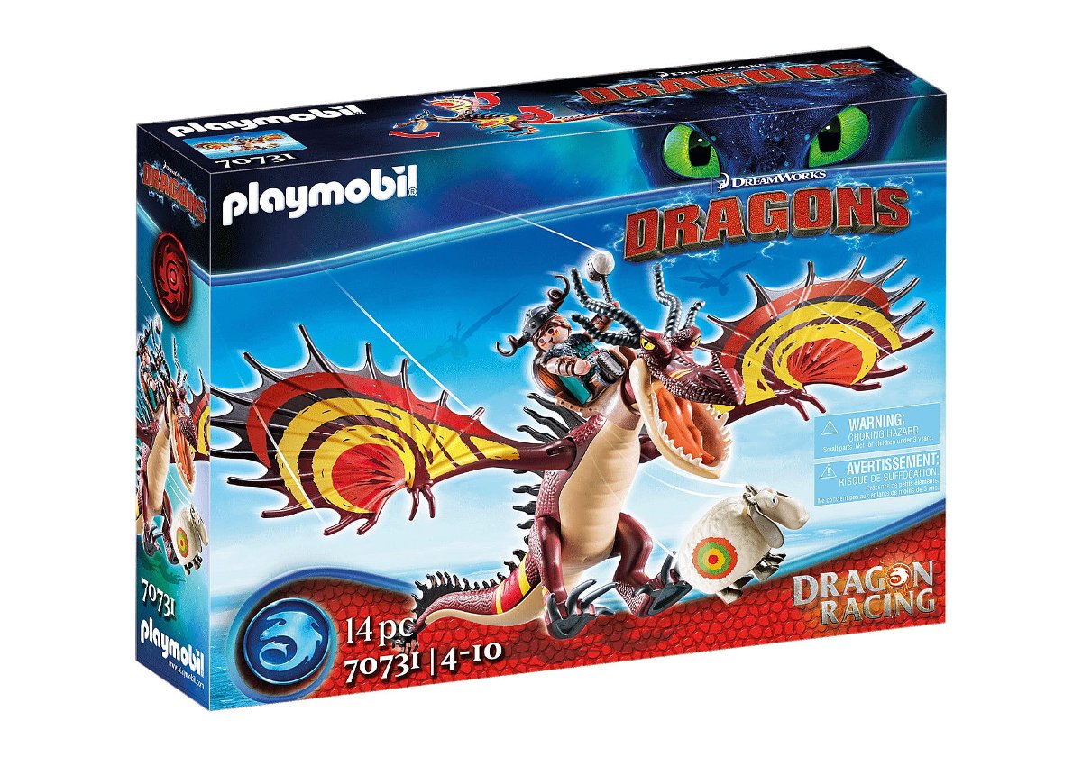 Playmobil Dragon Racing 70731. Sączysmark i Hakokieł