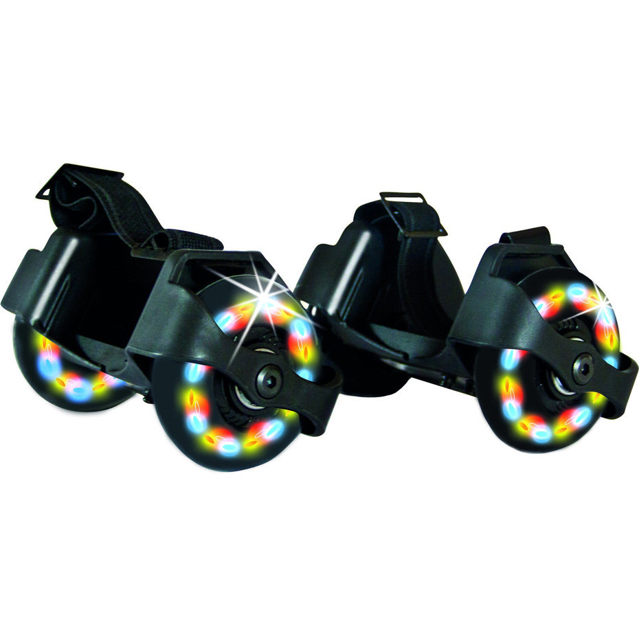 Schildkröt Funsports Rollers z 3 LED flashy Roller, czarna, One Size 970302