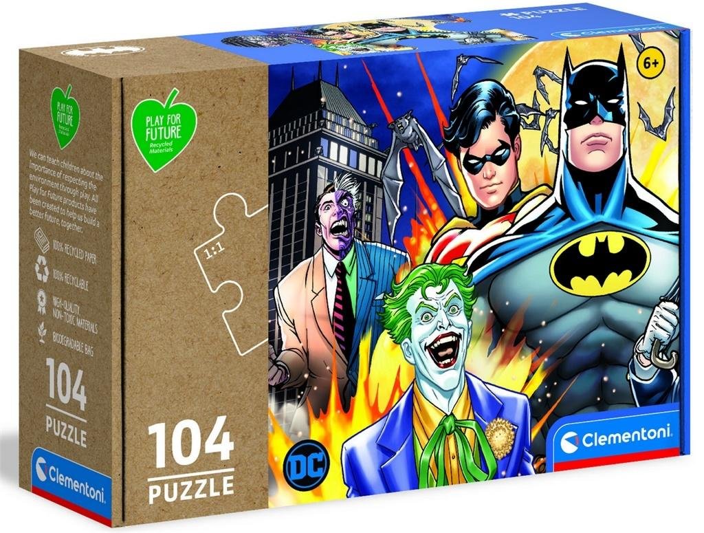 Clementoni Puzzle 104 elementy Play For Future - Batman 1184