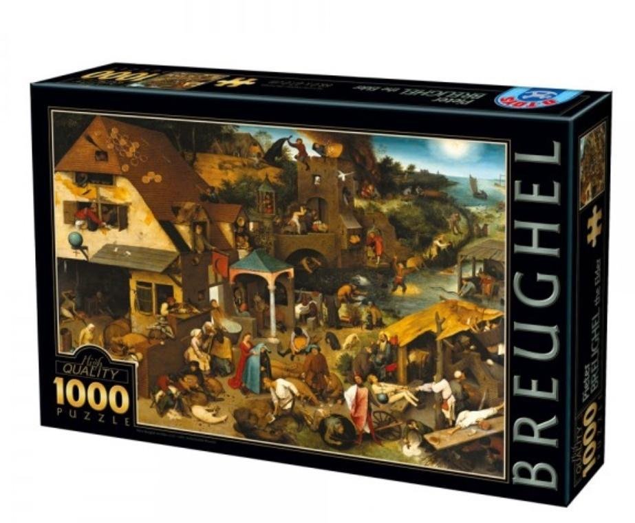 Bluebird Puzzle 1000 elementów. Przysłowia, Brueghel