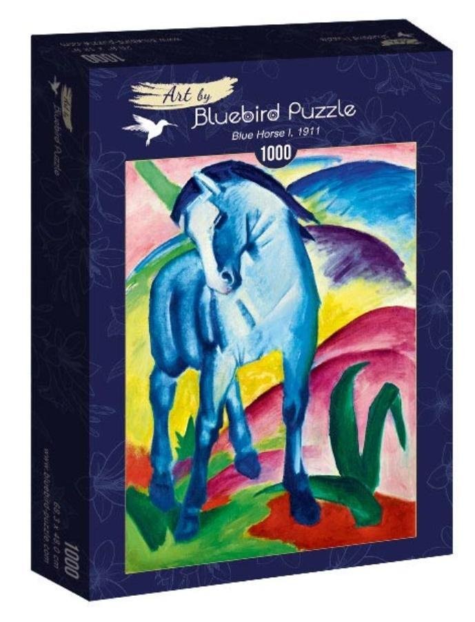 Bluebird Puzzle Puzzle 1000 Niebieski koń, Franz Marc 1911 - Bluebird Puzzle