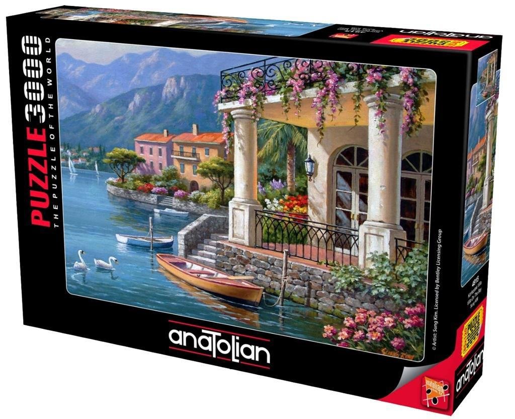 Anatolian Puzzle 3000 elementów. Willa nad jeziorem