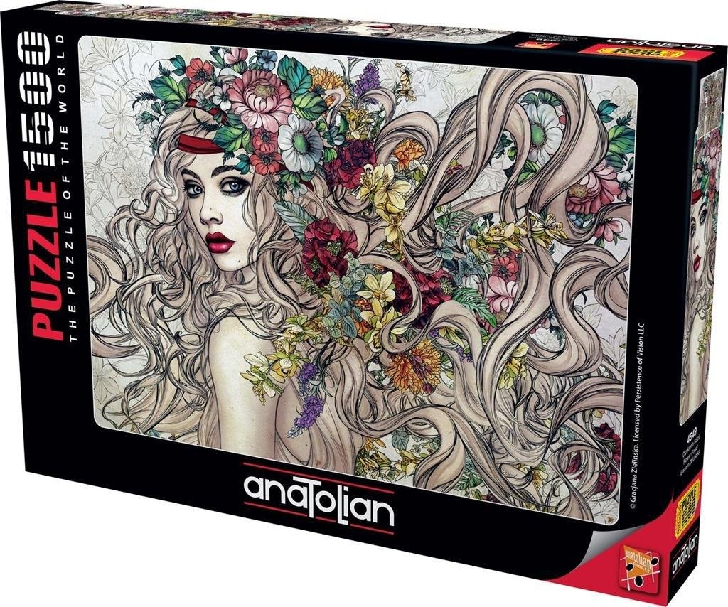Anatolian Puzzle 1500 Siła w kwiatach - Anatolian