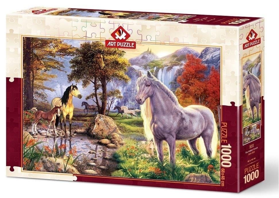 Puzzle 1000 Dzikie konie Nowa