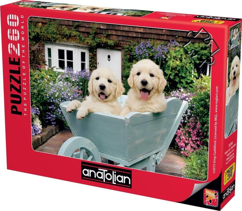 Puzzle 260 Szczenięta w taczce Nowa