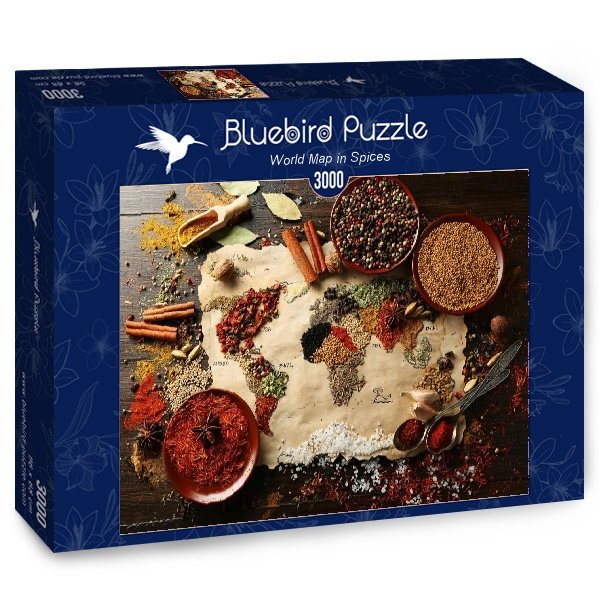 Puzzle 3000 - World Map in Spices