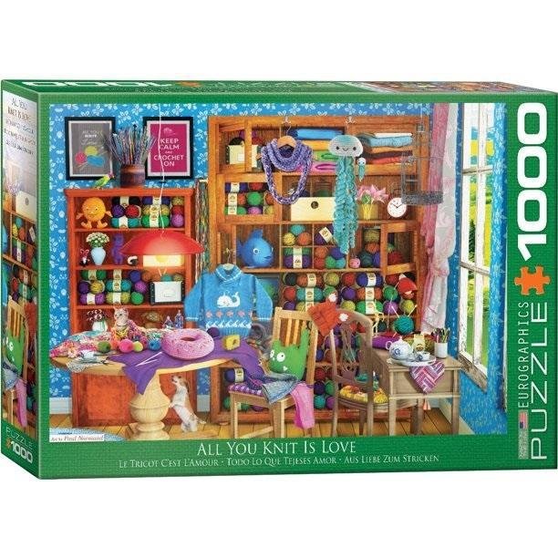 Eurographics Puzzle 1000 All you knit is love -