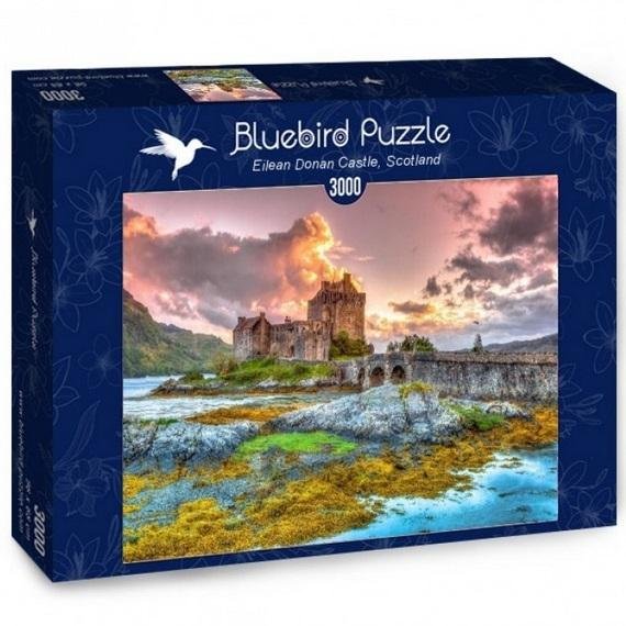 Bluebird Puzzle Puzzle 3000 Zamek Eilean Donan o zachodzie słońca - Bluebird Puzzle