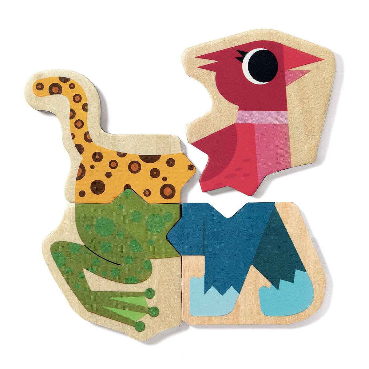 Djeco Magnetyczne Puzzle Magnesy Zwierzątka