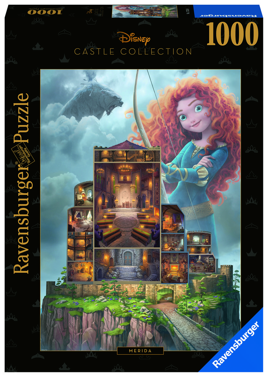 Puzzle 2D, Disney kolekcja Merida, 1000 el.