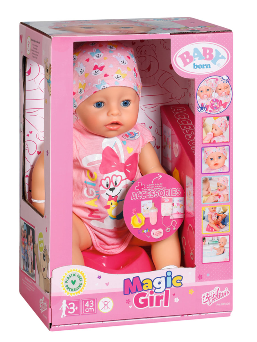 Zapf Creation BABY born Magic Girl 43cm