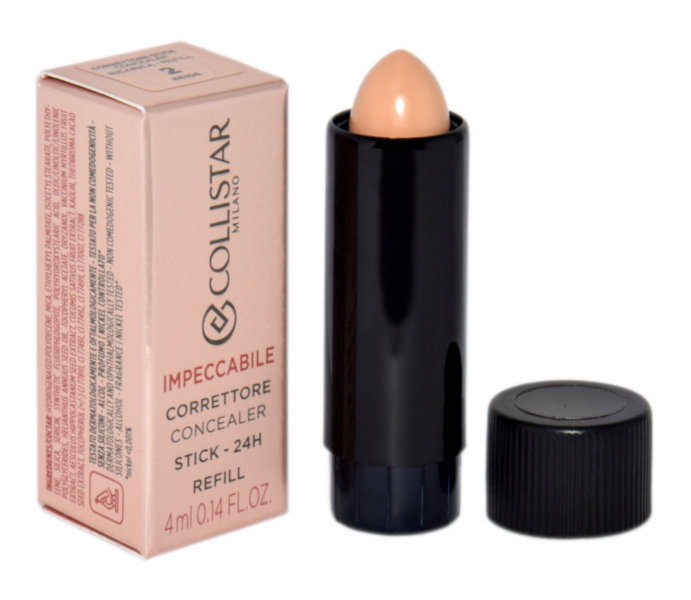 Collistar, Impeccabile Concealler Stick, Korektor do twarzy 24H Refil 2 Beige, 4 ml