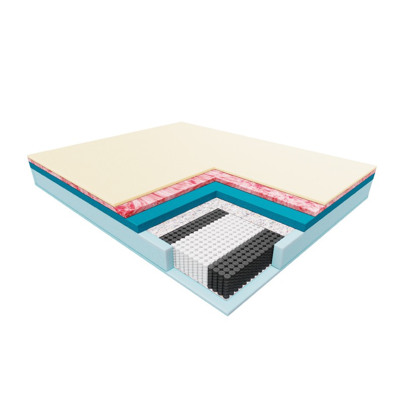 JANPOL DOLCE – materac termoelastyczny, kieszeniowy, Rozmiar - 180x190, Pokrowiec - Donatello NAJLEPSZA CENA,