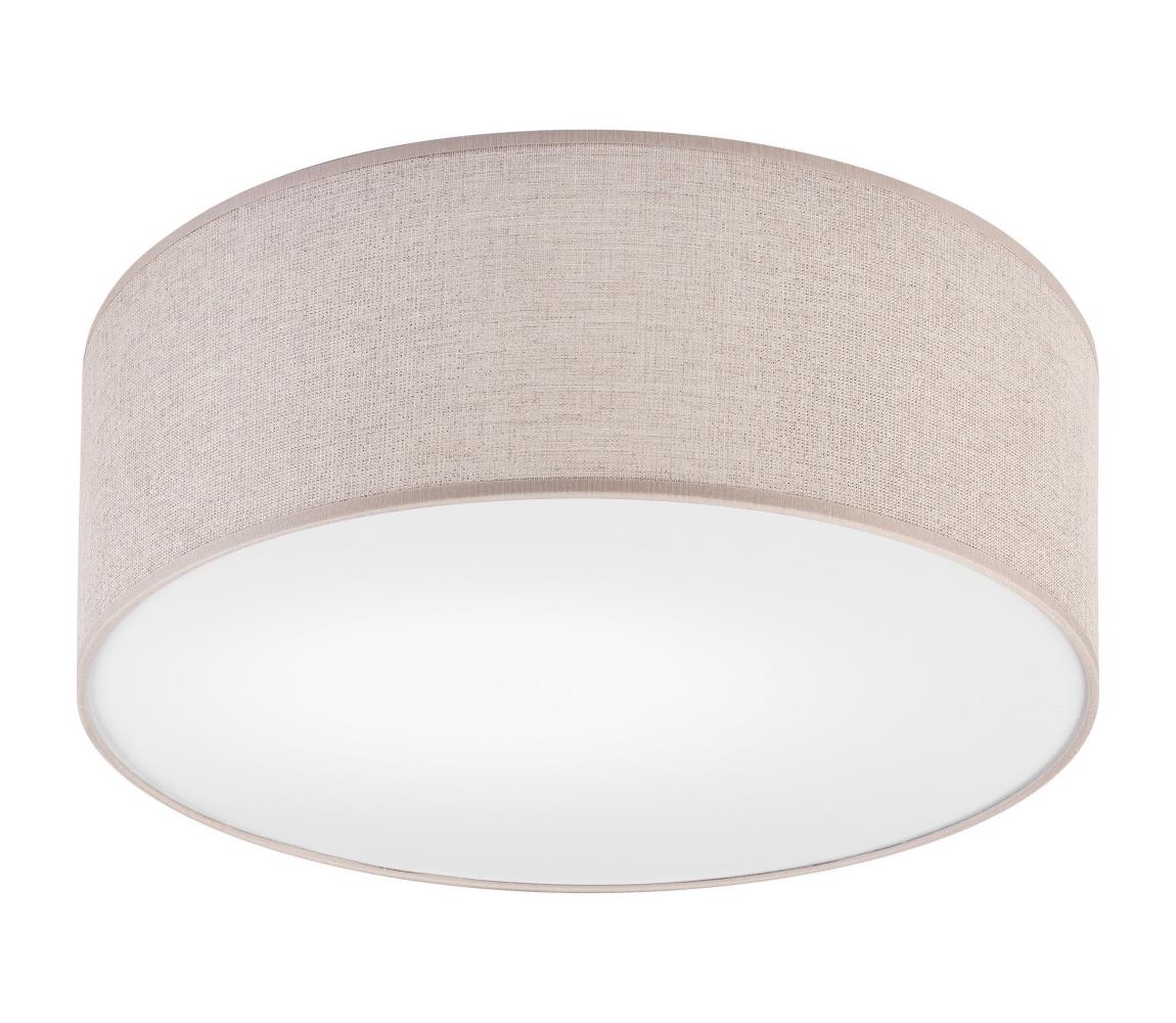 Lampa sufitowa MONTE 1xE27/60W/230V śr. 35 cm beżowe