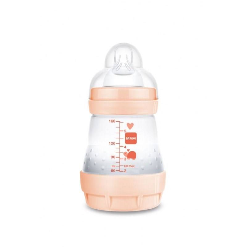 Фото - Пляшечки (поїлки) MAM Butelka Anti-Colic 160ml 0m+ Girl 