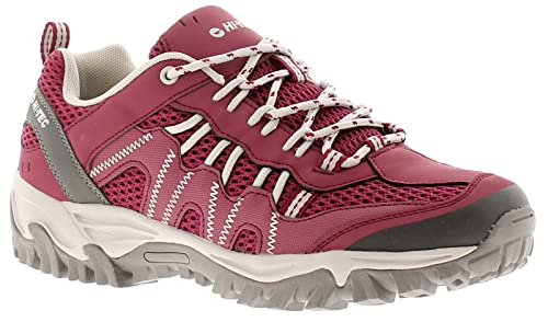 Hi-Tec Damskie buty trekkingowe Jaguar Red Plum/Boysenberry/Vapour, Para z czerwonej śliwki jagodowej, 38 EU