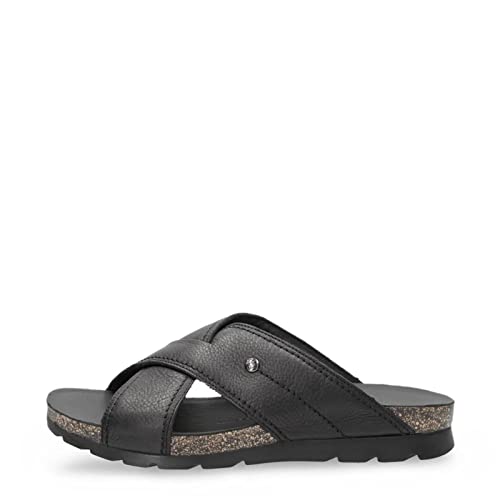 Panama Jack Salman Peeptoe sandały męskie, Negro C14, 44 EU
