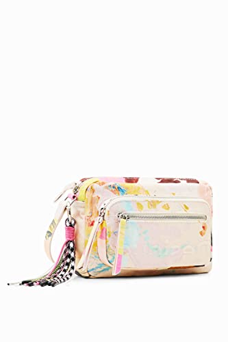 Desigual Women's Bag_MANCHAS_Cambridge Mini 1001 RAW, biała, biały