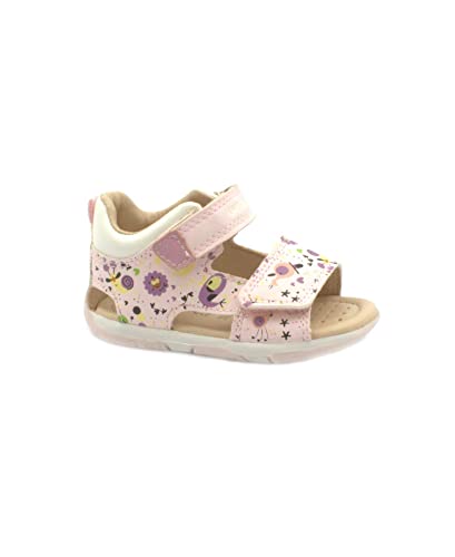Geox Sandały dla chłopców i dziewczynek B TAPUZ Girl Sandal, LT PINK/White, 25 EU, Lt Pink White, 25 EU