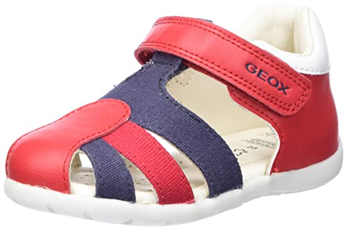 Geox Niemowlęta B ELTHAN Boy Sandal, RED/DK Navy, 20 EU, Red Dk Navy, 20 EU
