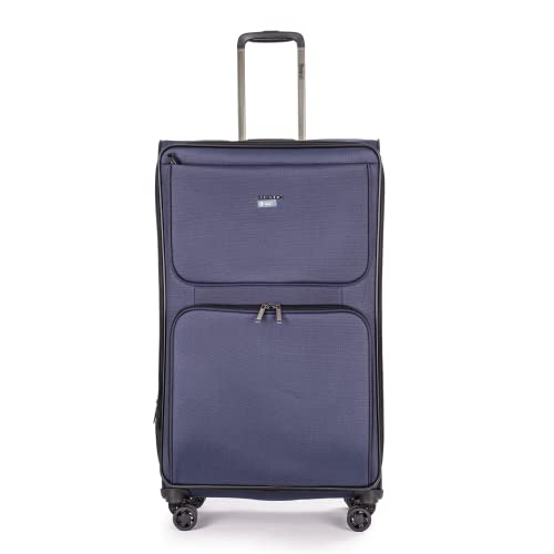Stratic Bendigo Light Plus 4-rolkowa walizka na kółkach, 84 cm, kieszeń na laptopa, grantowy, Einheitsgröße, L Długi