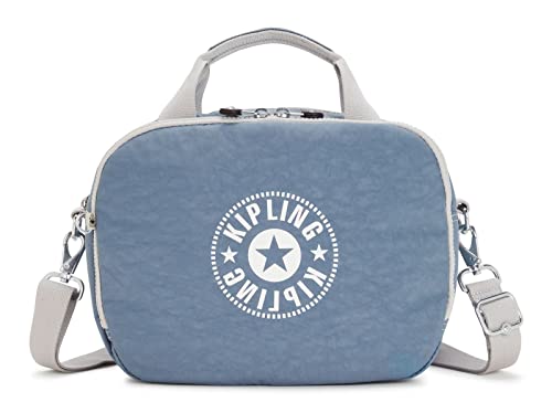 Kipling PALMBEACH, duża kosmetyczka (z rękawem na kółkach, 20,5 cm, 7 l, niebieska szczotka C, Niebieski pędzel C, Jeden rozmiar, PalmBEACH