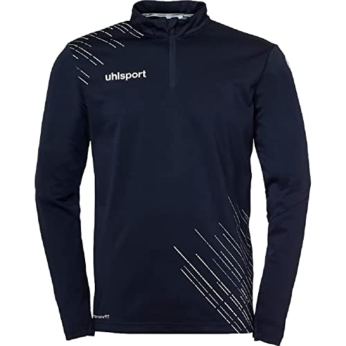 uhlsport Score 26 1/4 Zip Top męska kurtka sportowa bluza sweter piłka nożna fitness siłownia sportowa bluza z kapturem - smartbreathe fit - oddychający materiał z poliestru pochodzącego z recyklingu