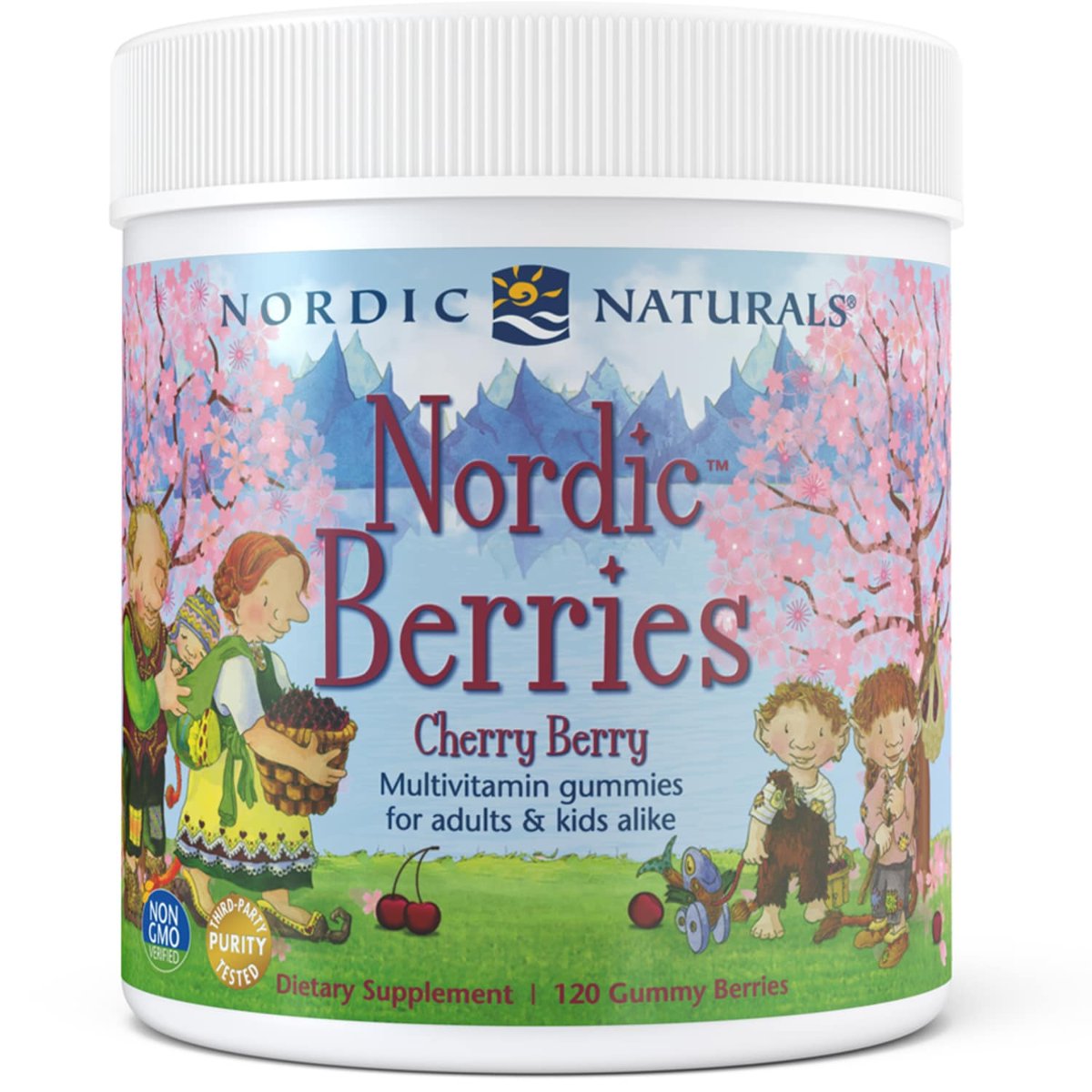 Nordic Naturals Nordic Berries Multiwitamina 120 żelek Nordic Naturals 8674-484F4