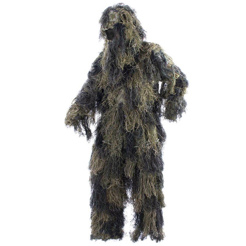 MFH Strój Maskujący Ghillie Suit Woodland - M/L