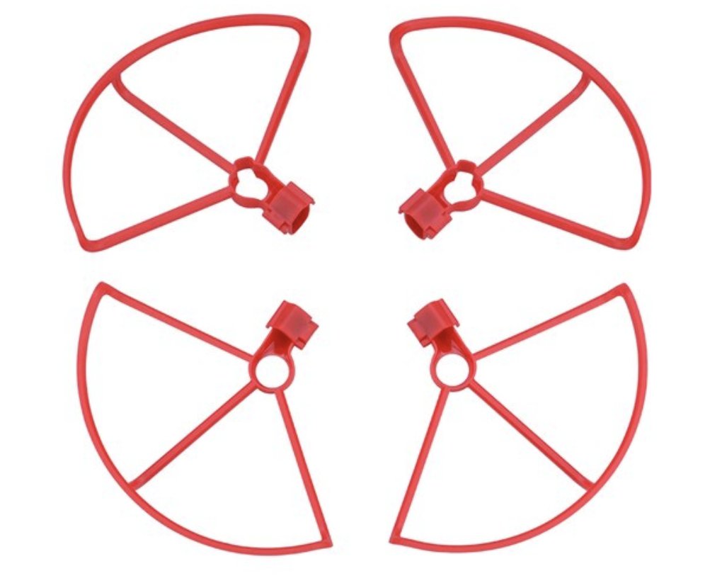 Osłony Ochronne Na Śmigła Do Drona Dji Mini 3 Pro - Czerwone